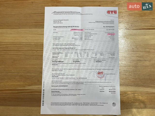 Черный Рено Сценик, объемом двигателя 1.5 л и пробегом 149 тыс. км за 8800 $, фото 55 на Automoto.ua