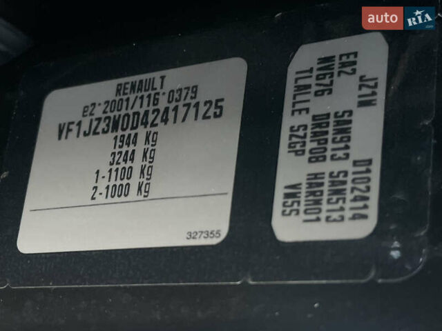 Черный Рено Сценик, объемом двигателя 1.5 л и пробегом 149 тыс. км за 8800 $, фото 11 на Automoto.ua