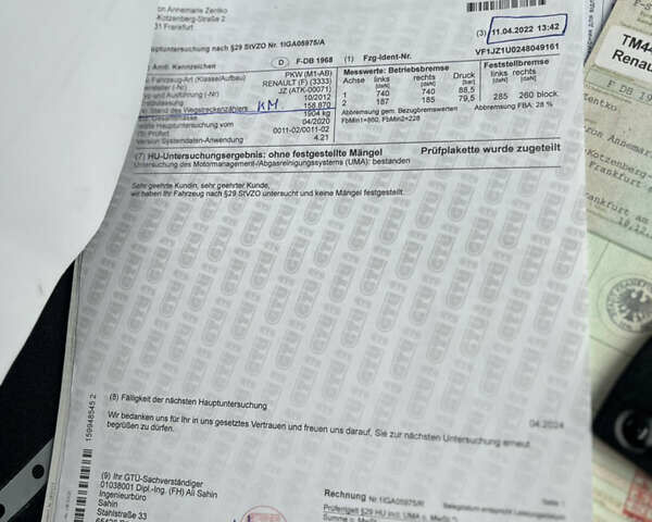 Черный Рено Сценик, объемом двигателя 1.6 л и пробегом 202 тыс. км за 8799 $, фото 63 на Automoto.ua