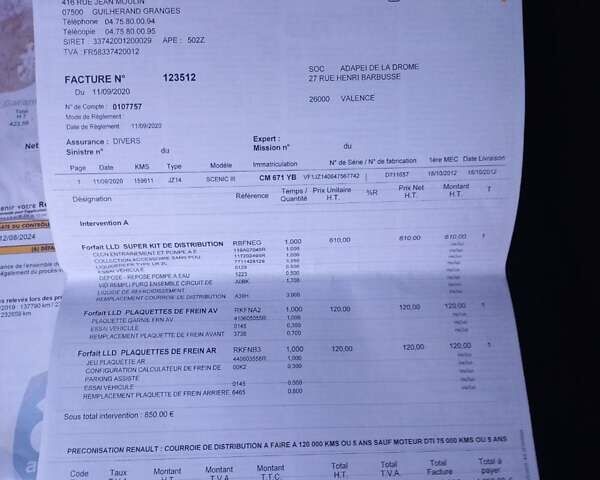 Чорний Рено Сценік, об'ємом двигуна 1.5 л та пробігом 242 тис. км за 8200 $, фото 55 на Automoto.ua