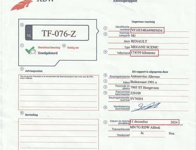 Чорний Рено Сценік, об'ємом двигуна 1.5 л та пробігом 187 тис. км за 10900 $, фото 28 на Automoto.ua