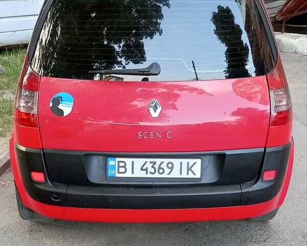 Красный Рено Сценик, объемом двигателя 1.6 л и пробегом 130 тыс. км за 4300 $, фото 5 на Automoto.ua