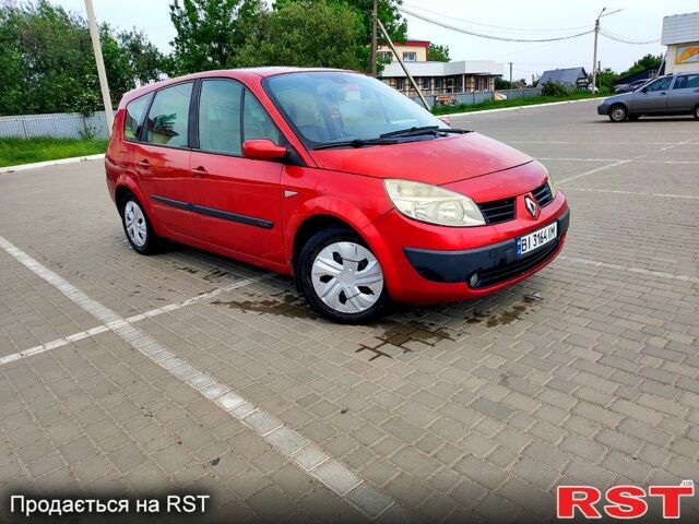 Красный Рено Сценик, объемом двигателя 1.9 л и пробегом 260 тыс. км за 4200 $, фото 5 на Automoto.ua