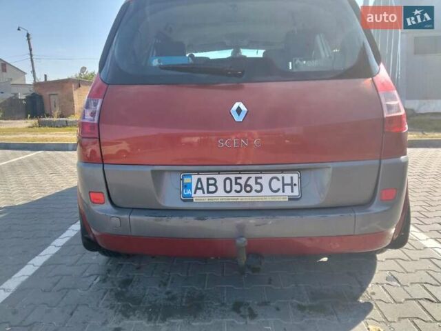 Рено Сценик 2004 в Виннице на Automoto.ua Красный Рено Сценик, объемом двигателя 1.46 л и пробегом 289 тыс. км за 4500 $, фото 5 на Automoto.ua