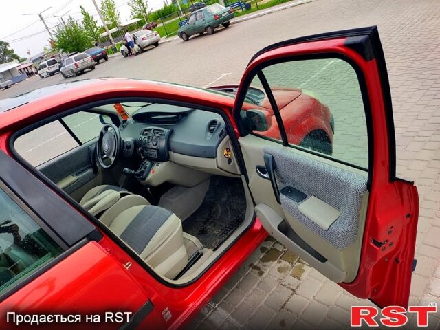 Красный Рено Сценик, объемом двигателя 1.9 л и пробегом 260 тыс. км за 4200 $, фото 3 на Automoto.ua