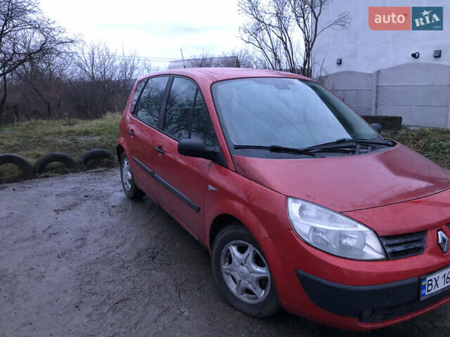 Красный Рено Сценик, объемом двигателя 1.6 л и пробегом 259 тыс. км за 3600 $, фото 1 на Automoto.ua