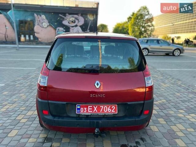 Красный Рено Сценик, объемом двигателя 1.6 л и пробегом 222 тыс. км за 4800 $, фото 5 на Automoto.ua