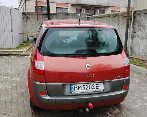 Рено Сценик 2007 в Сумах на Automoto.ua Красный Рено Сценик, объемом двигателя 1.6 л и пробегом 189 тыс. км за 4650 $, фото 2 на Automoto.ua