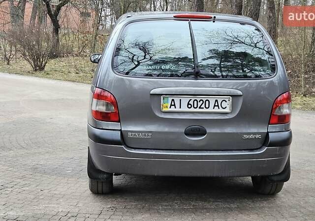 Серый Рено Сценик, объемом двигателя 1.6 л и пробегом 200 тыс. км за 3490 $, фото 8 на Automoto.ua