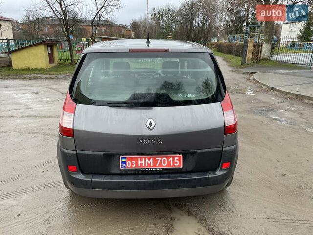Серый Рено Сценик, объемом двигателя 1.6 л и пробегом 247 тыс. км за 4555 $, фото 8 на Automoto.ua