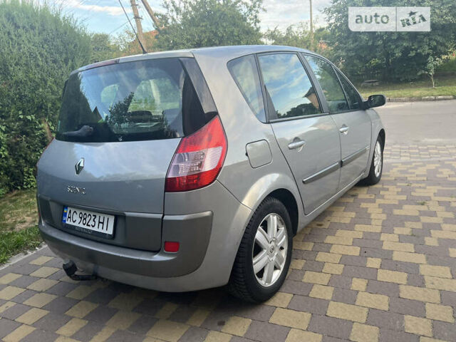 Серый Рено Сценик, объемом двигателя 1.6 л и пробегом 264 тыс. км за 3650 $, фото 7 на Automoto.ua