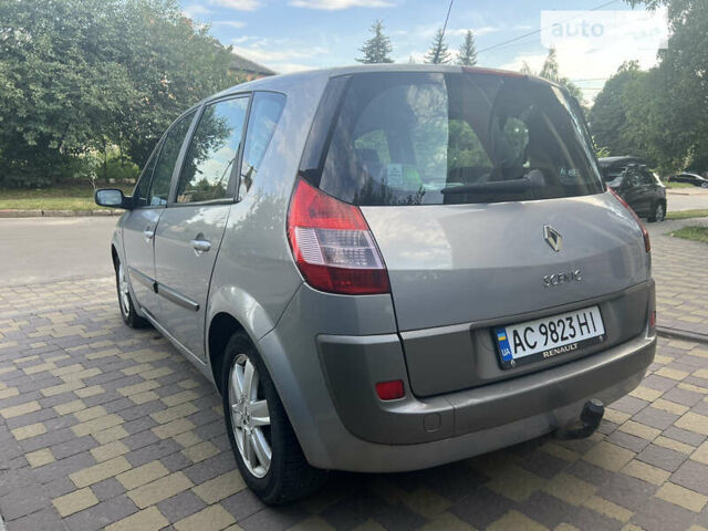 Серый Рено Сценик, объемом двигателя 1.6 л и пробегом 264 тыс. км за 3650 $, фото 9 на Automoto.ua