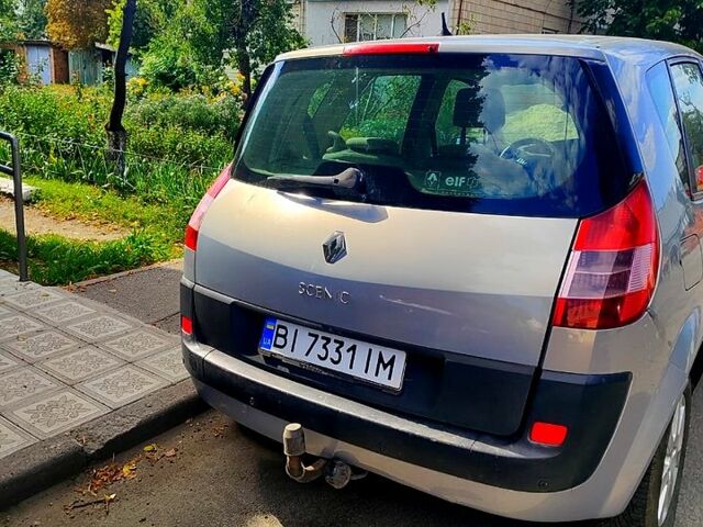 Серый Рено Сценик, объемом двигателя 1.6 л и пробегом 320 тыс. км за 3500 $, фото 2 на Automoto.ua