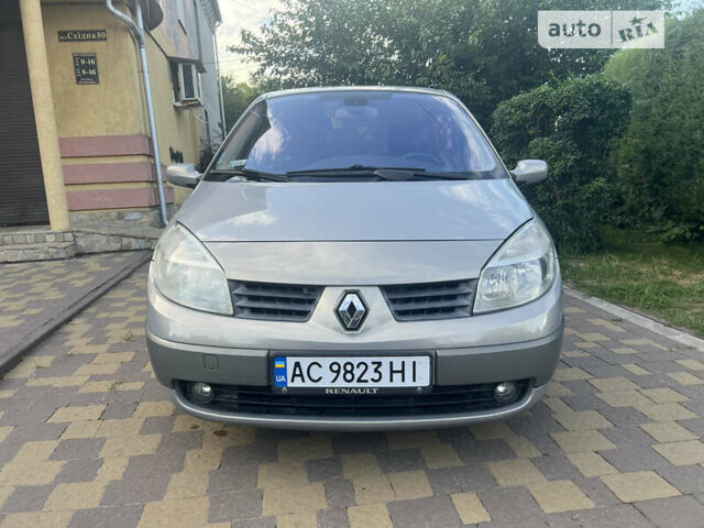 Серый Рено Сценик, объемом двигателя 1.6 л и пробегом 264 тыс. км за 3650 $, фото 2 на Automoto.ua
