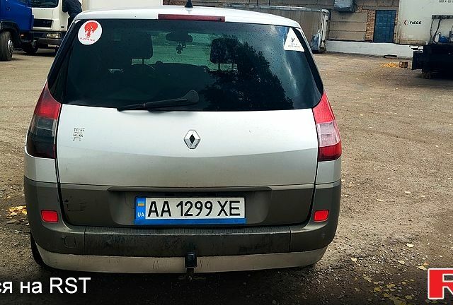 Серый Рено Сценик, объемом двигателя 1.9 л и пробегом 287 тыс. км за 3200 $, фото 2 на Automoto.ua