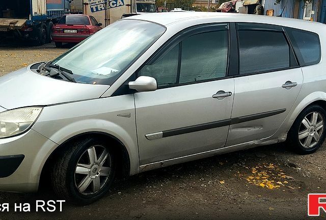 Серый Рено Сценик, объемом двигателя 1.9 л и пробегом 287 тыс. км за 3200 $, фото 5 на Automoto.ua