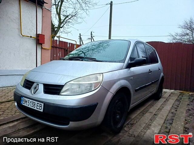 Серый Рено Сценик, объемом двигателя 1.6 л и пробегом 305 тыс. км за 4300 $, фото 2 на Automoto.ua
