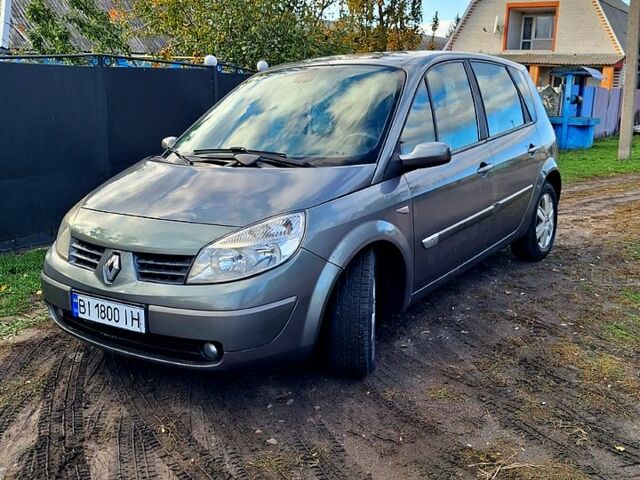 Рено Сценик 2005 в Полтаве на Automoto.ua Серый Рено Сценик, объемом двигателя 1.9 л и пробегом 335 тыс. км за 5200 $, фото 1 на Automoto.ua
