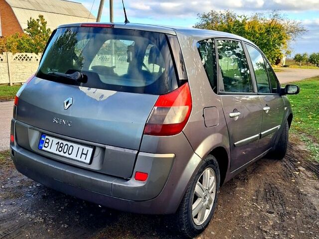 Рено Сценик 2005 в Полтаве на Automoto.ua Серый Рено Сценик, объемом двигателя 1.9 л и пробегом 335 тыс. км за 5200 $, фото 7 на Automoto.ua