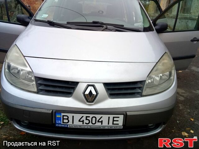 Серый Рено Сценик, объемом двигателя 1.4 л и пробегом 247 тыс. км за 4300 $, фото 1 на Automoto.ua