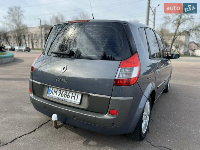 Серый Рено Сценик, объемом двигателя 2 л и пробегом 234 тыс. км за 5199 $, фото 9 на Automoto.ua