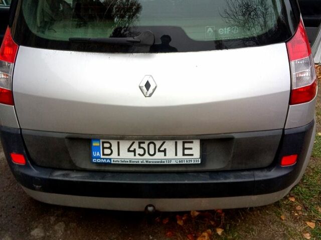 Серый Рено Сценик, объемом двигателя 1.4 л и пробегом 247 тыс. км за 4300 $, фото 2 на Automoto.ua