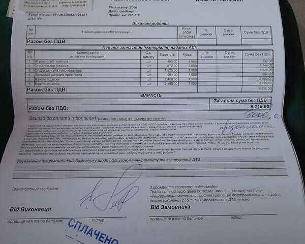 Серый Рено Сценик, объемом двигателя 1.9 л и пробегом 295 тыс. км за 9500 $, фото 59 на Automoto.ua