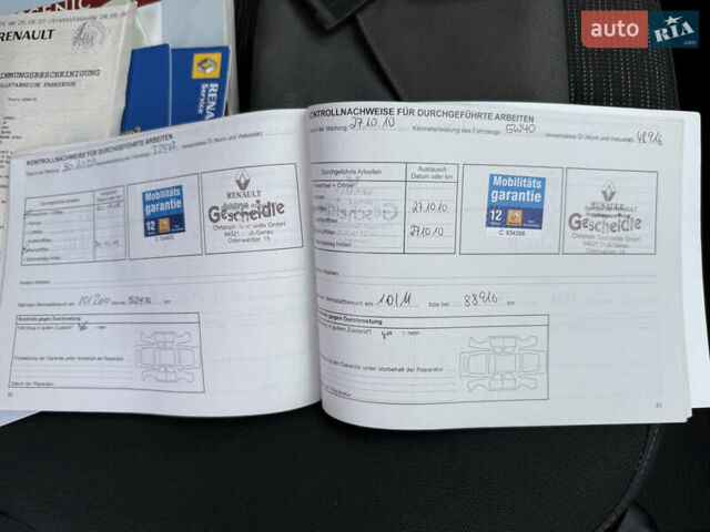 Серый Рено Сценик, объемом двигателя 1.6 л и пробегом 230 тыс. км за 5699 $, фото 127 на Automoto.ua