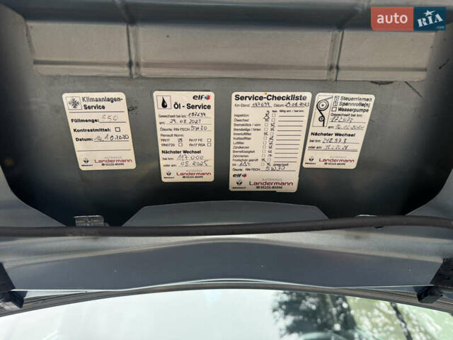 Серый Рено Сценик, объемом двигателя 1.6 л и пробегом 190 тыс. км за 5650 $, фото 30 на Automoto.ua