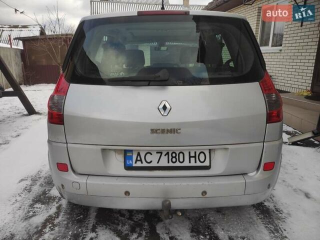 Серый Рено Сценик, объемом двигателя 1.6 л и пробегом 121 тыс. км за 5800 $, фото 6 на Automoto.ua