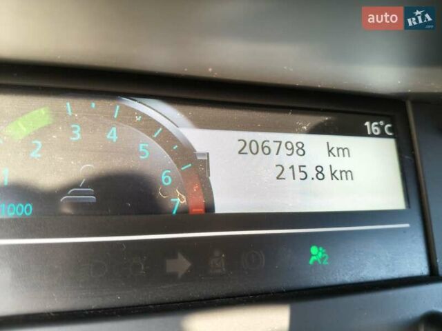 Серый Рено Сценик, объемом двигателя 1.6 л и пробегом 206 тыс. км за 7500 $, фото 12 на Automoto.ua