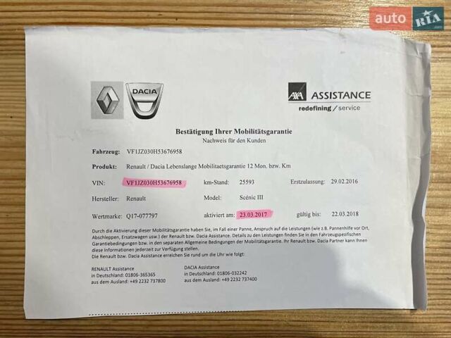 Сірий Рено Сценік, об'ємом двигуна 1.6 л та пробігом 230 тис. км за 11050 $, фото 109 на Automoto.ua