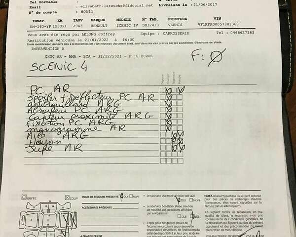 Сірий Рено Сценік, об'ємом двигуна 1.46 л та пробігом 175 тис. км за 15000 $, фото 26 на Automoto.ua