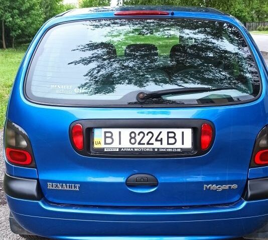 Синий Рено Сценик, объемом двигателя 2 л и пробегом 320 тыс. км за 3200 $, фото 3 на Automoto.ua