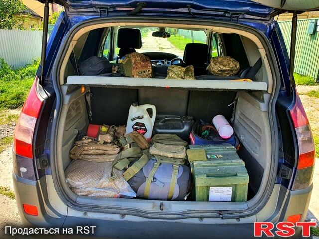 Синий Рено Сценик, объемом двигателя 1.5 л и пробегом 284 тыс. км за 4000 $, фото 1 на Automoto.ua
