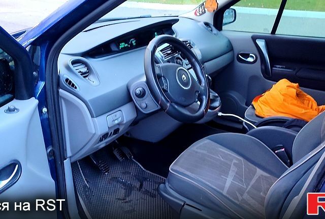 Синий Рено Сценик, объемом двигателя 1.6 л и пробегом 210 тыс. км за 4770 $, фото 4 на Automoto.ua