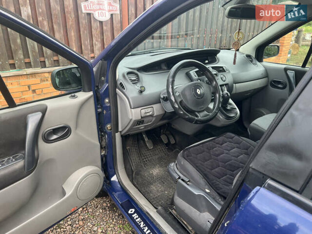 Синий Рено Сценик, объемом двигателя 1.46 л и пробегом 239 тыс. км за 3500 $, фото 5 на Automoto.ua