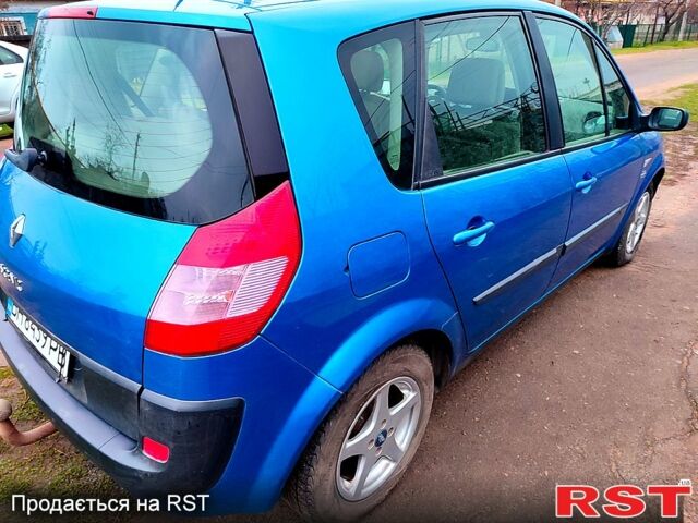 Синий Рено Сценик, объемом двигателя 1.6 л и пробегом 205 тыс. км за 4300 $, фото 3 на Automoto.ua