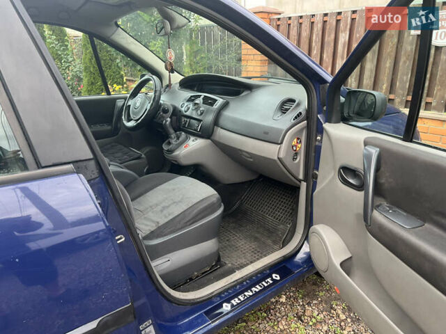 Синий Рено Сценик, объемом двигателя 1.46 л и пробегом 239 тыс. км за 3500 $, фото 10 на Automoto.ua