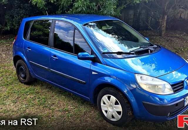 Синий Рено Сценик, объемом двигателя 1.6 л и пробегом 215 тыс. км за 4750 $, фото 5 на Automoto.ua