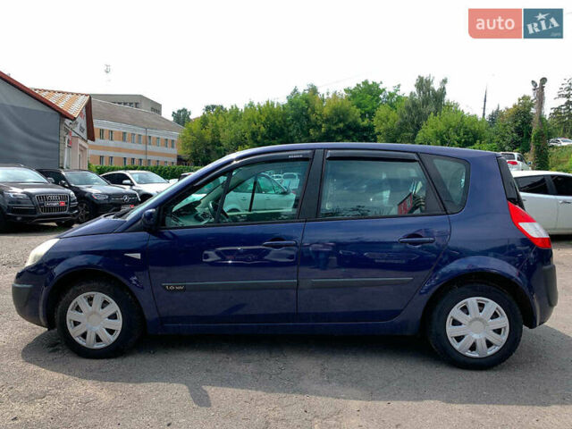Синий Рено Сценик, объемом двигателя 1.6 л и пробегом 170 тыс. км за 4590 $, фото 7 на Automoto.ua
