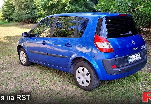 Синий Рено Сценик, объемом двигателя 1.6 л и пробегом 215 тыс. км за 4750 $, фото 9 на Automoto.ua