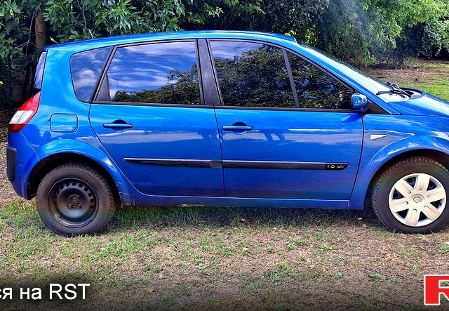 Синий Рено Сценик, объемом двигателя 1.6 л и пробегом 215 тыс. км за 4750 $, фото 4 на Automoto.ua