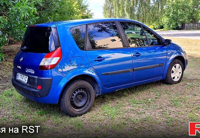 Синий Рено Сценик, объемом двигателя 1.6 л и пробегом 215 тыс. км за 4750 $, фото 3 на Automoto.ua