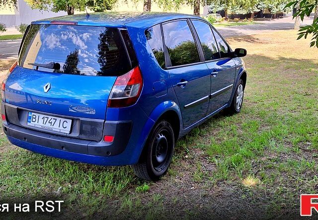 Синий Рено Сценик, объемом двигателя 1.6 л и пробегом 215 тыс. км за 4750 $, фото 8 на Automoto.ua