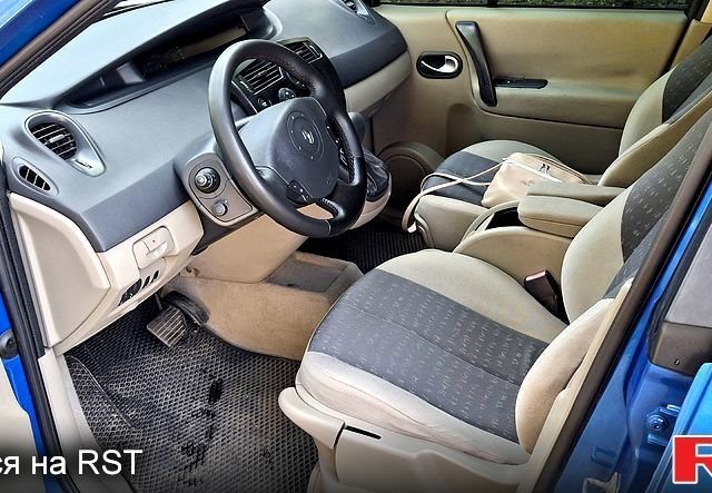 Синий Рено Сценик, объемом двигателя 1.6 л и пробегом 215 тыс. км за 4750 $, фото 13 на Automoto.ua