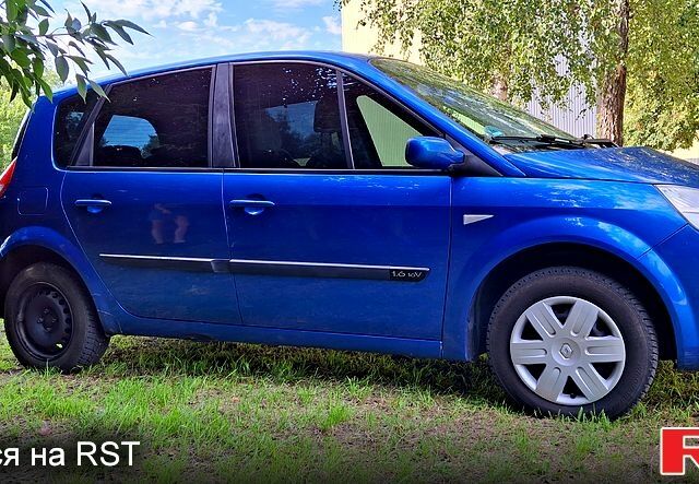 Синий Рено Сценик, объемом двигателя 1.6 л и пробегом 215 тыс. км за 4750 $, фото 7 на Automoto.ua