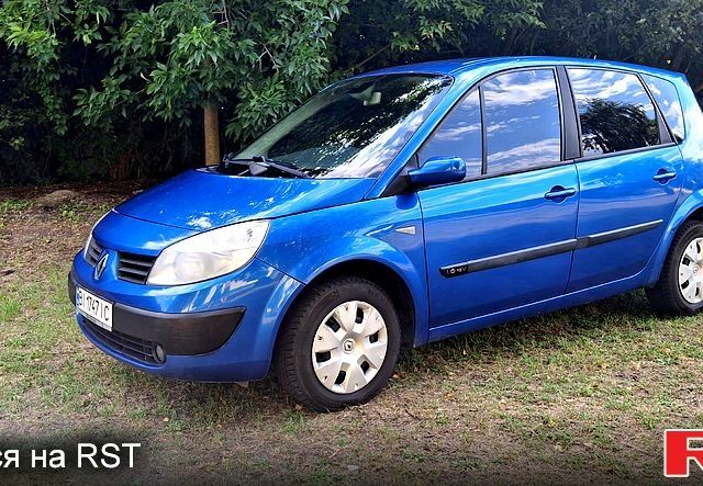 Синий Рено Сценик, объемом двигателя 1.6 л и пробегом 215 тыс. км за 4750 $, фото 10 на Automoto.ua