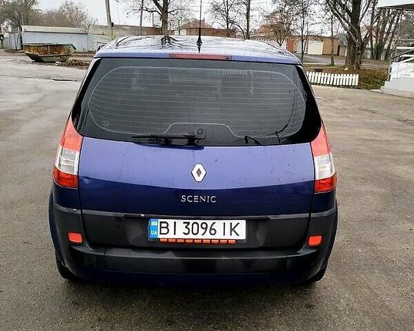 Синий Рено Сценик, объемом двигателя 1.6 л и пробегом 224 тыс. км за 5000 $, фото 5 на Automoto.ua