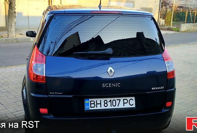 Синий Рено Сценик, объемом двигателя 1.9 л и пробегом 203 тыс. км за 5500 $, фото 3 на Automoto.ua